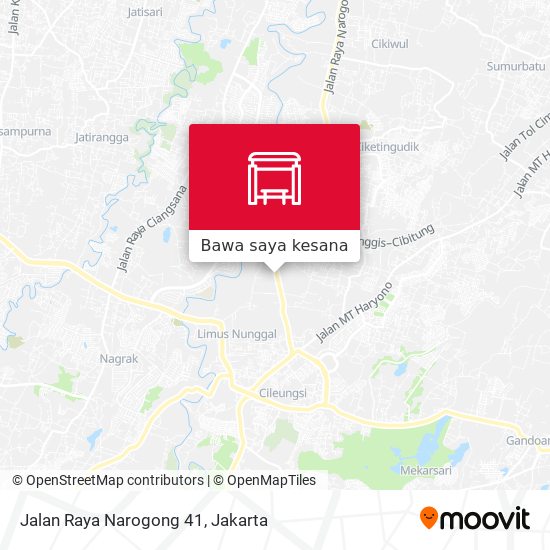 Peta Jalan Raya Narogong 41