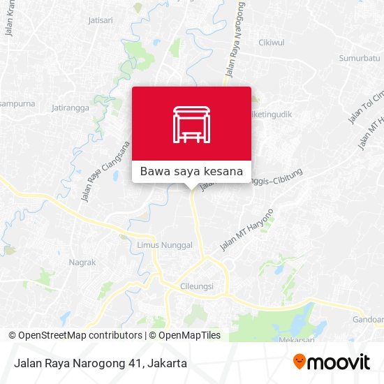 Peta Jalan Raya Narogong 41