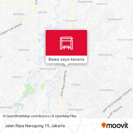 Peta Jalan Raya Narogong 15