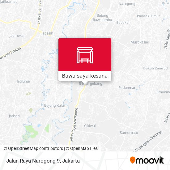 Peta Jalan Raya Narogong 9