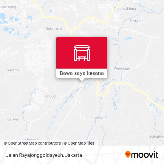 Peta Jalan Rayajonggoldayeuh