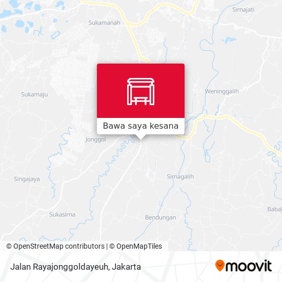 Peta Jalan Rayajonggoldayeuh