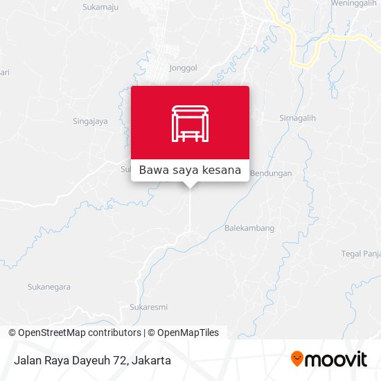 Peta Jalan Raya Dayeuh 72