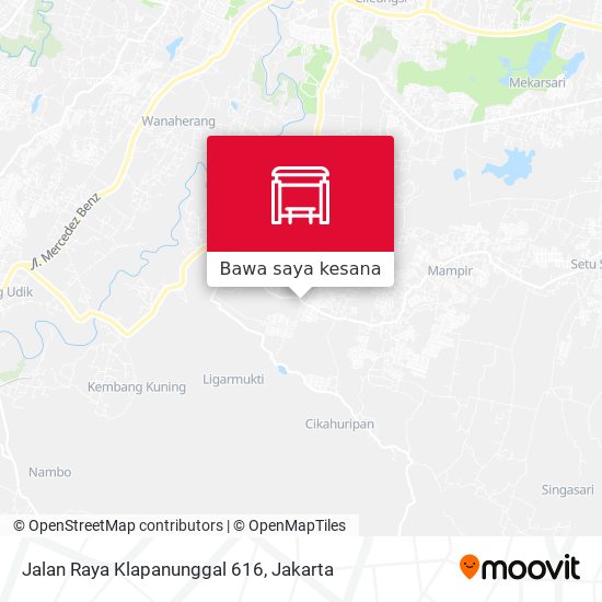 Peta Jalan Raya Klapanunggal 616