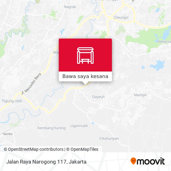 Peta Jalan Raya Narogong 117