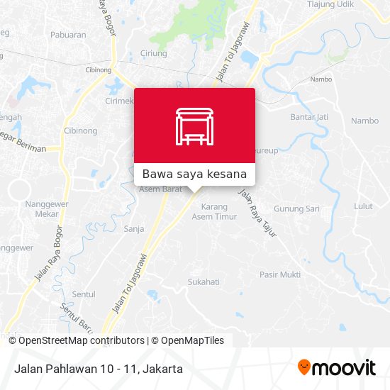 Peta Jalan Pahlawan 10 - 11