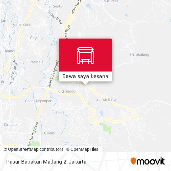 Peta Pasar Babakan Madang 2