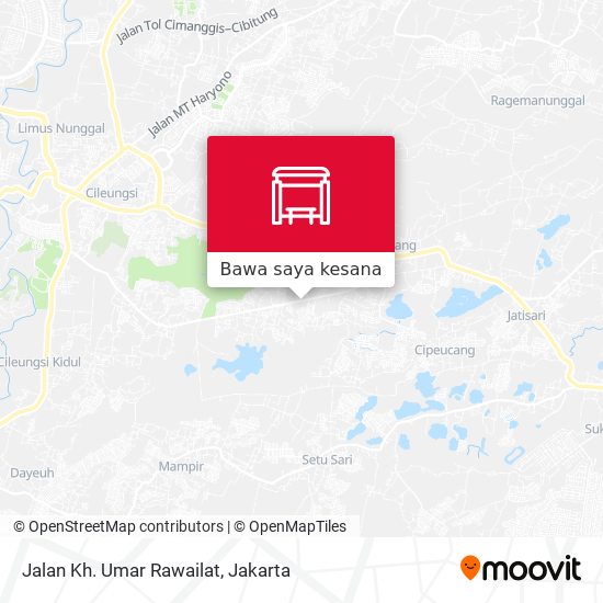 Peta Jalan Kh. Umar Rawailat