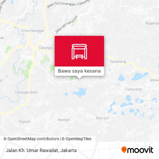 Peta Jalan Kh. Umar Rawailat