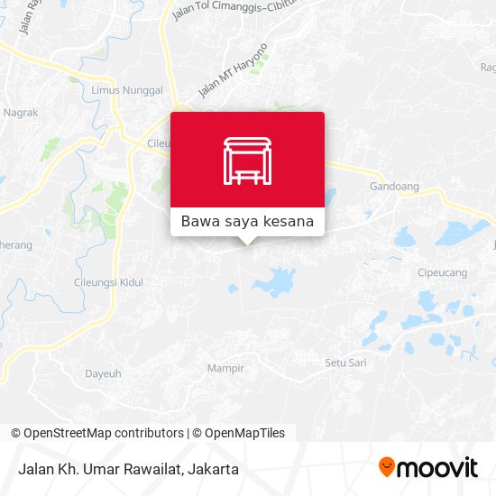 Peta Jalan Kh. Umar Rawailat