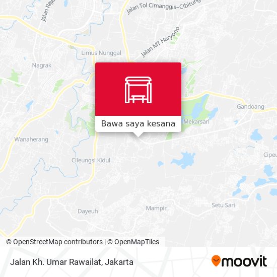 Peta Jalan Kh. Umar Rawailat