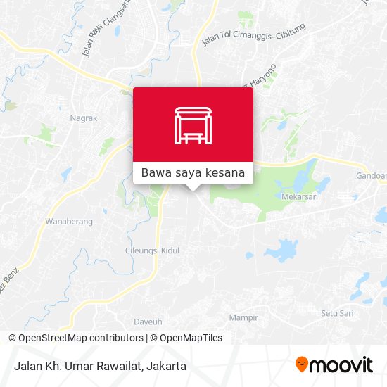 Peta Jalan Kh. Umar Rawailat