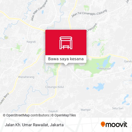 Peta Jalan Kh. Umar Rawailat