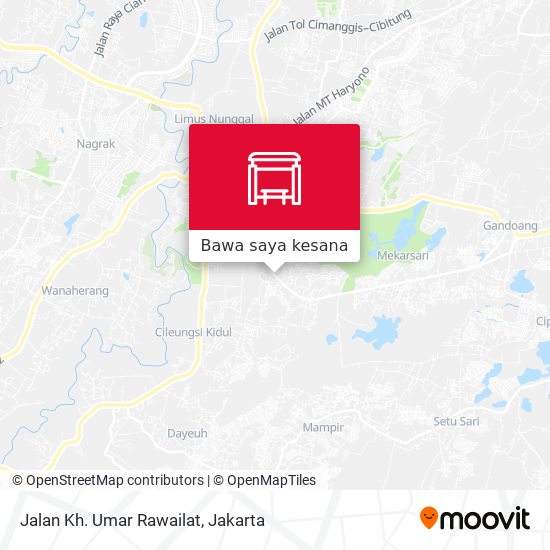 Peta Jalan Kh. Umar Rawailat