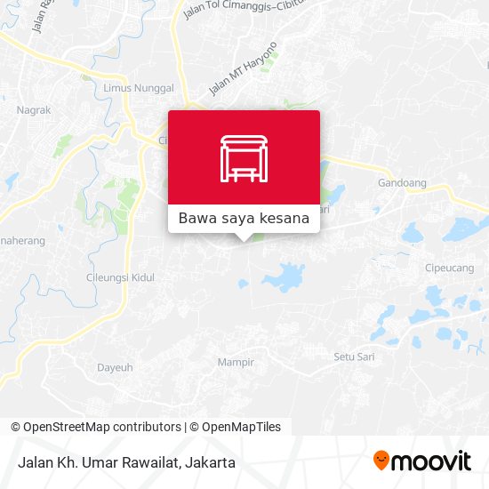 Peta Jalan Kh. Umar Rawailat