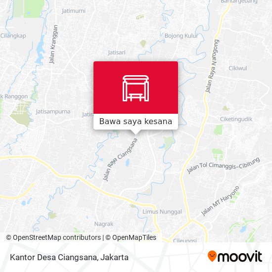 Peta Kantor Desa Ciangsana