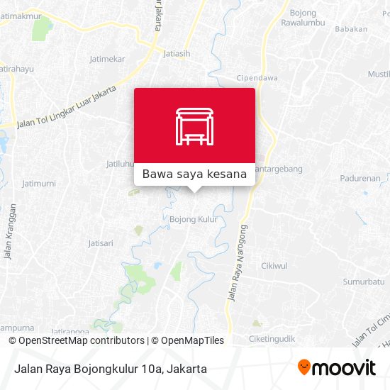 Peta Jalan Raya Bojongkulur 10a