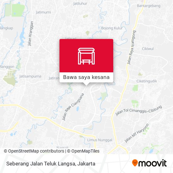 Peta Seberang Jalan Teluk Langsa