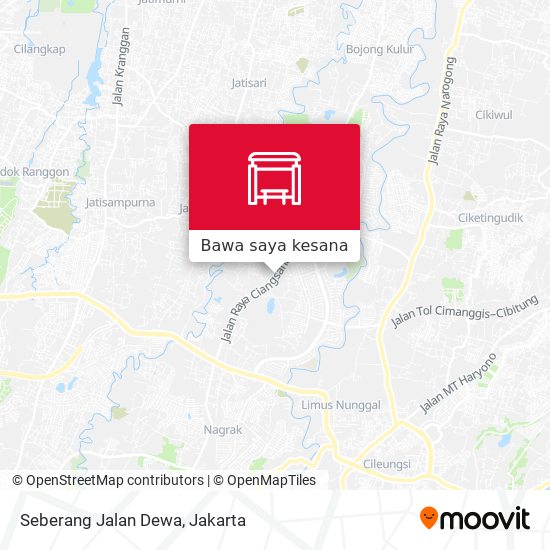 Peta Seberang Jalan Dewa