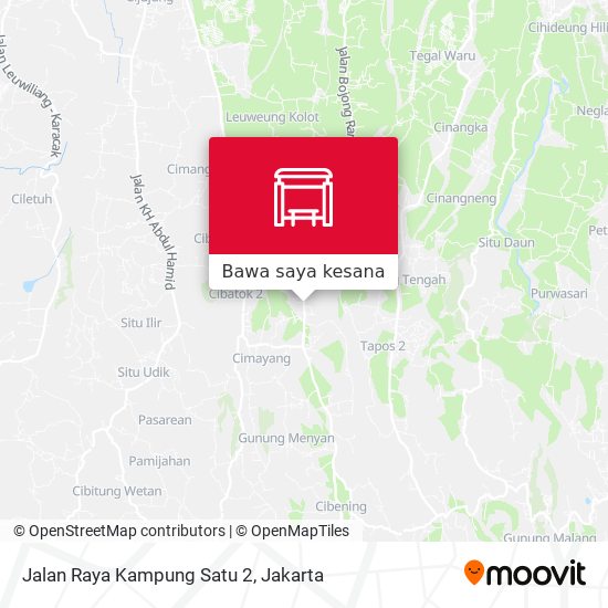 Peta Jalan Raya Kampung Satu 2
