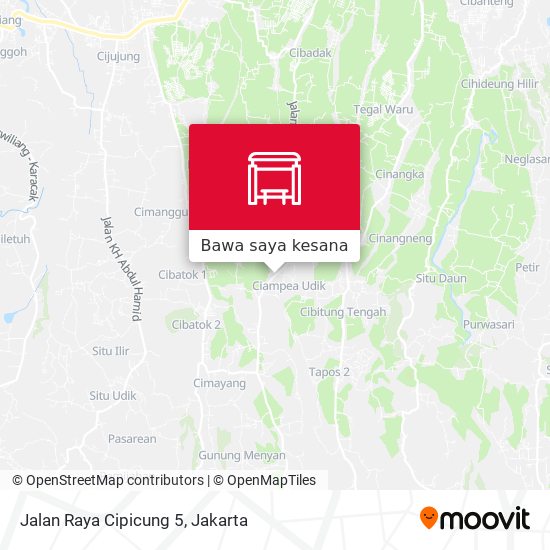 Peta Jalan Raya Cipicung 5