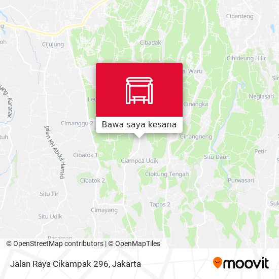 Peta Jalan Raya Cikampak 296