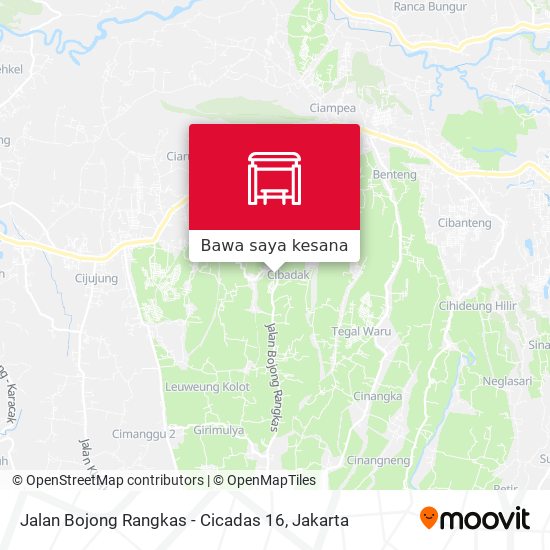 Peta Jalan Bojong Rangkas - Cicadas 16