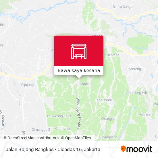 Peta Jalan Bojong Rangkas - Cicadas 16
