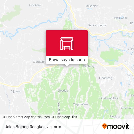 Peta Jalan Bojong Rangkas