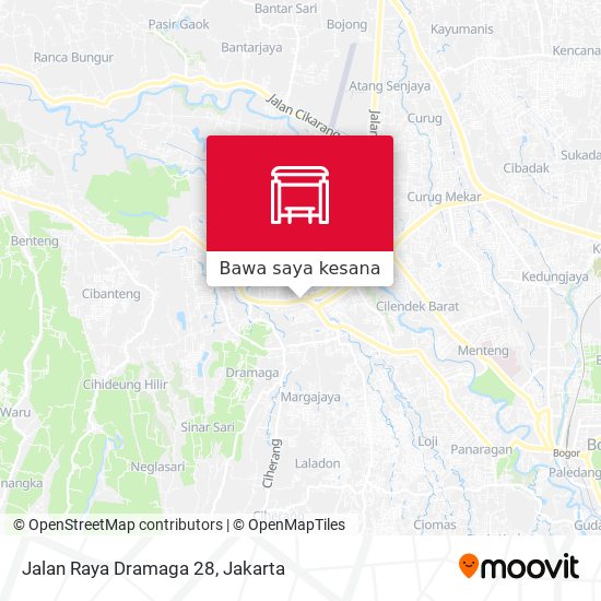 Peta Jalan Raya Dramaga 28