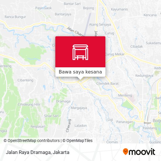 Peta Jalan Raya Dramaga