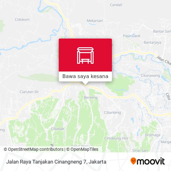 Peta Jalan Raya Tanjakan Cinangneng 7