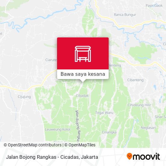 Peta Jalan Bojong Rangkas - Cicadas
