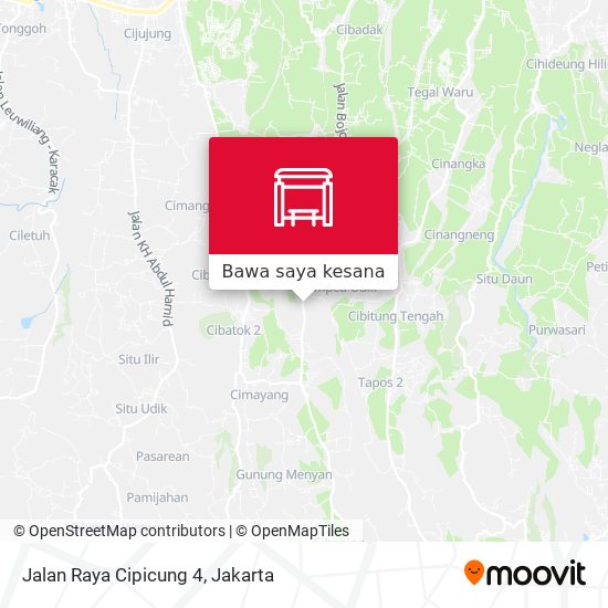 Peta Jalan Raya Cipicung 4