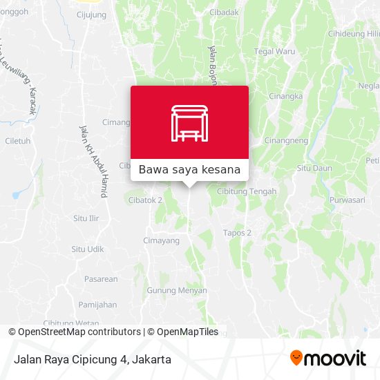 Peta Jalan Raya Cipicung 4