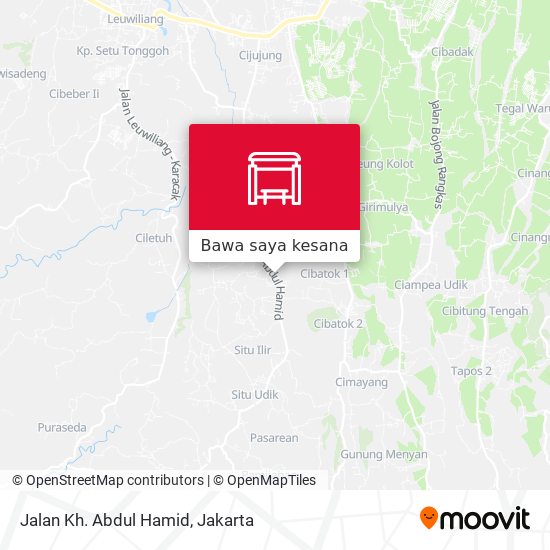 Peta Jalan Kh. Abdul Hamid