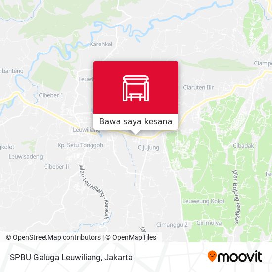 Peta SPBU Galuga Leuwiliang
