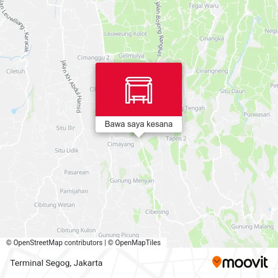 Peta Terminal Segog