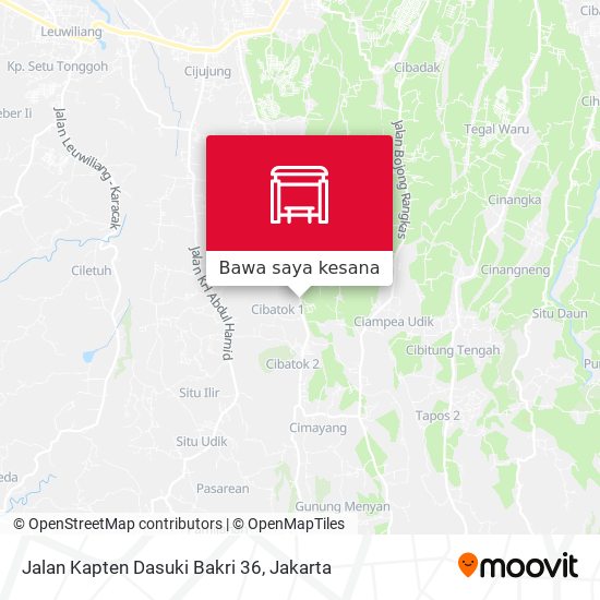 Peta Jalan Kapten Dasuki Bakri 36