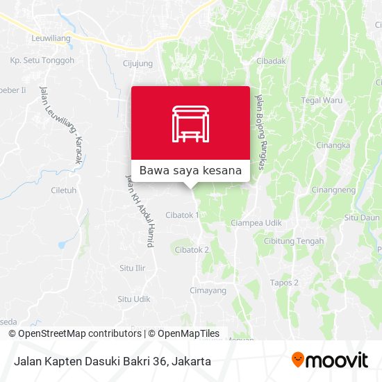 Peta Jalan Kapten Dasuki Bakri 36