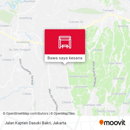 Peta Jalan Kapten Dasuki Bakri