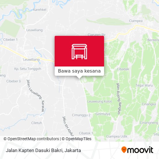 Peta Jalan Kapten Dasuki Bakri