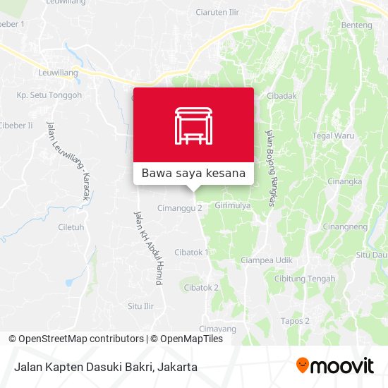 Peta Jalan Kapten Dasuki Bakri