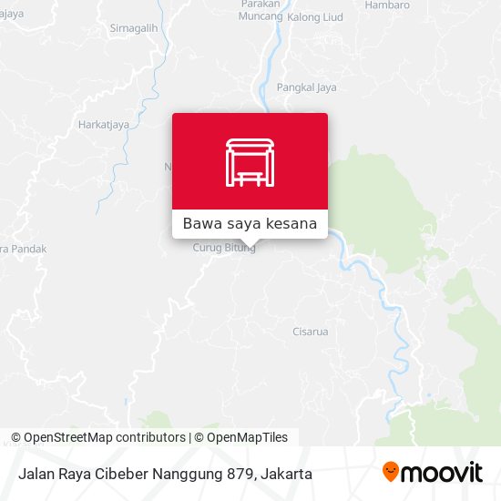 Peta Jalan Raya Cibeber Nanggung 879