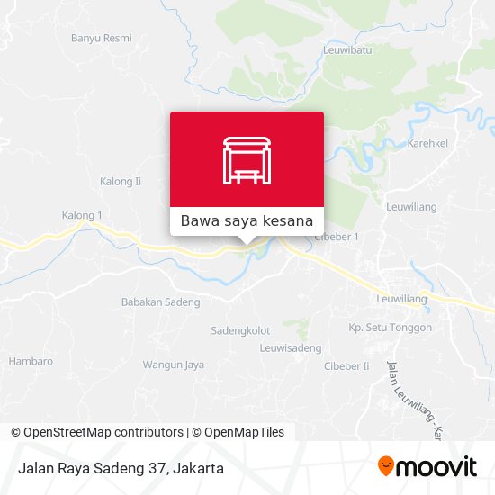 Peta Jalan Raya Sadeng 37