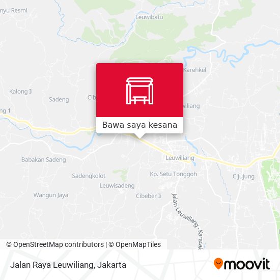 Peta Jalan Raya Leuwiliang