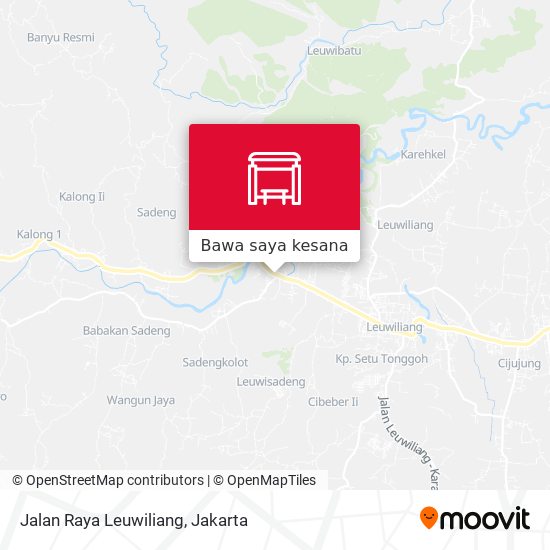 Peta Jalan Raya Leuwiliang