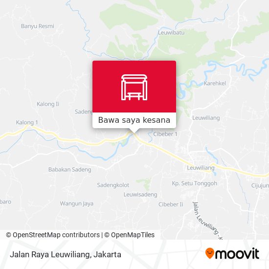 Peta Jalan Raya Leuwiliang