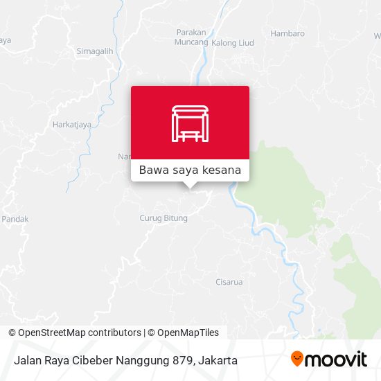 Peta Jalan Raya Cibeber Nanggung 879