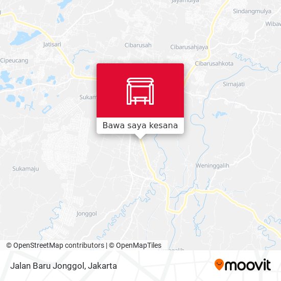 Peta Jalan Baru Jonggol